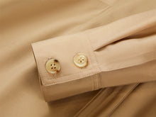 Mulberry Silk and Wool Dress | Khaki