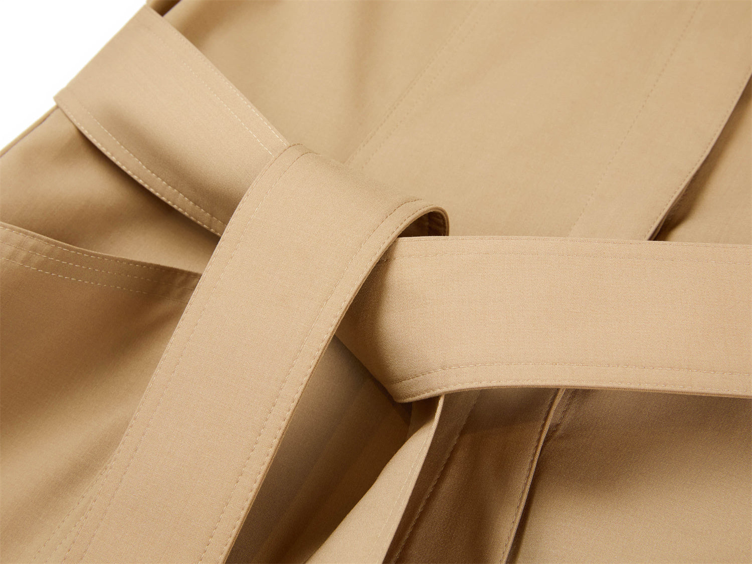 Mulberry Silk and Wool Dress | Khaki