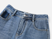 Four-way Stretch Rhinestone Jeans | Blue
