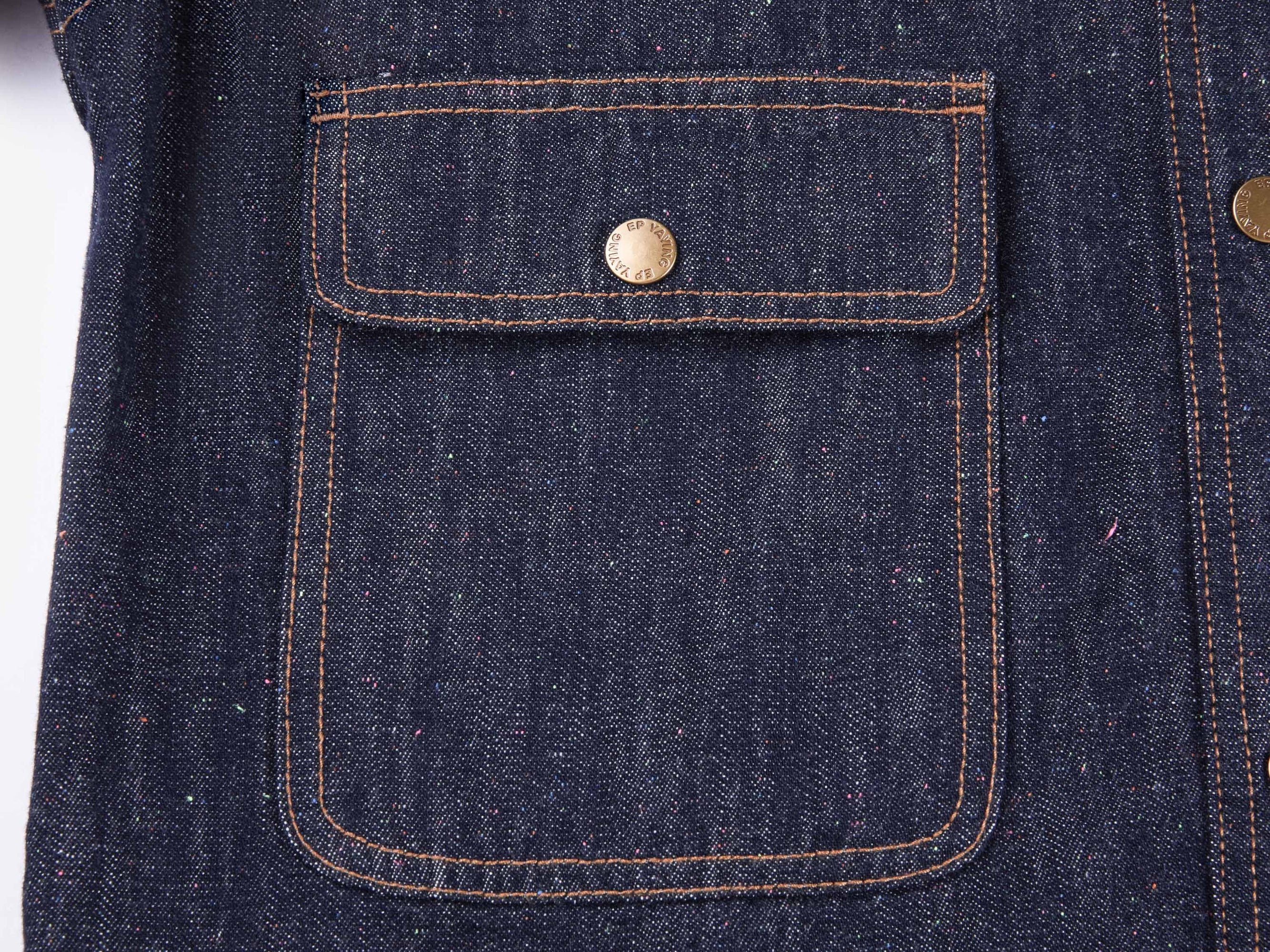 Cropped Denim Jacket | Navy