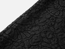 Lace Straight Skirt | Black