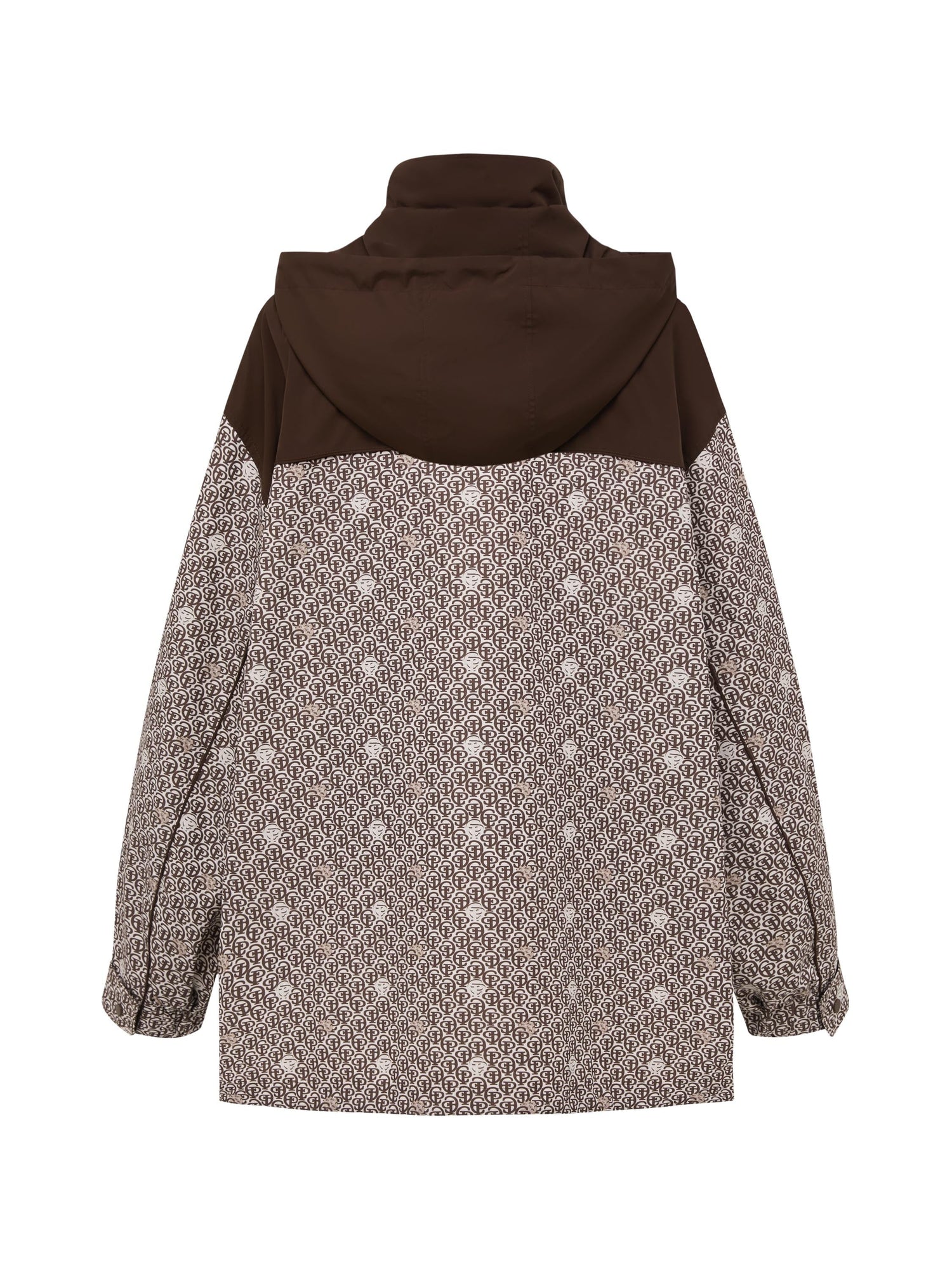 High V-Neck Jacket | Brown