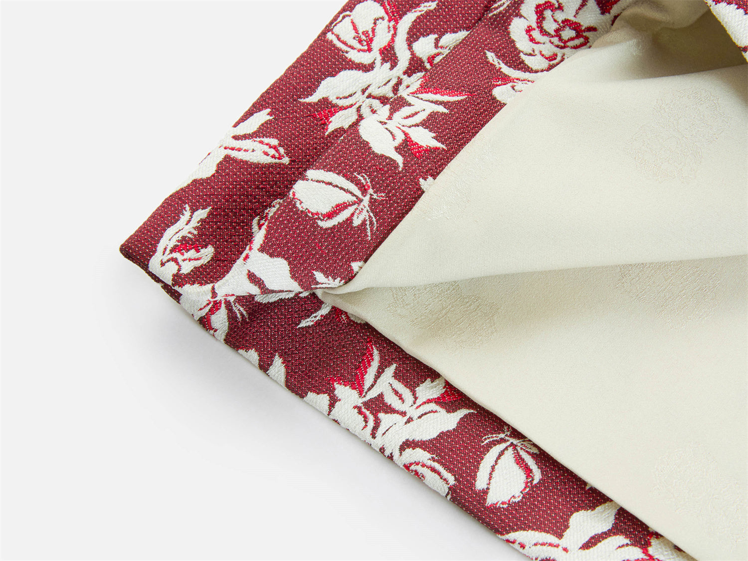 Jacquard Midi pencil Skirt | Red