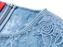 Peony Embroidered Dress | Blue