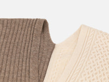 Printed Shawl | Beige/Brown