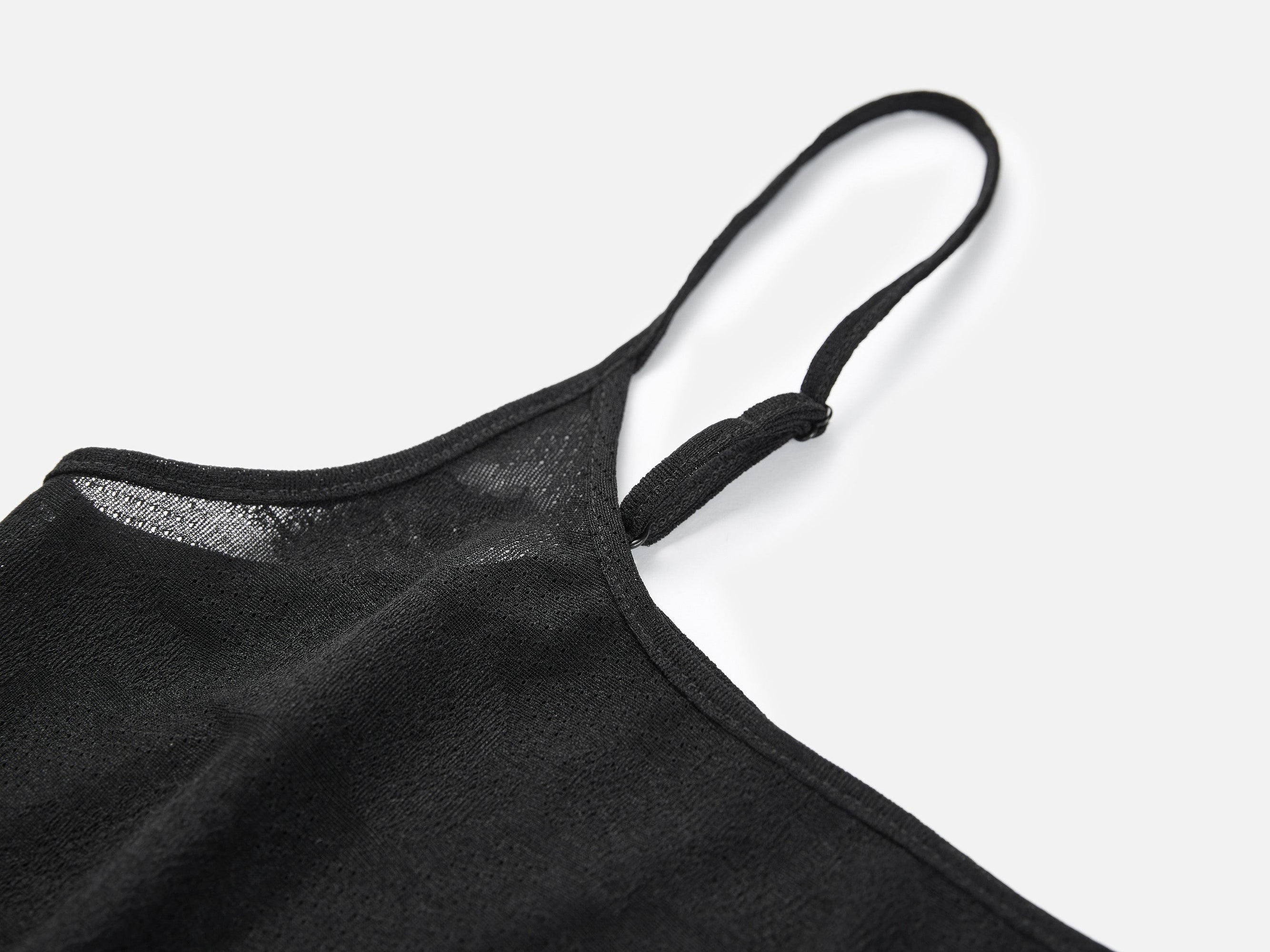 Jacquard Camisole Vest | Black