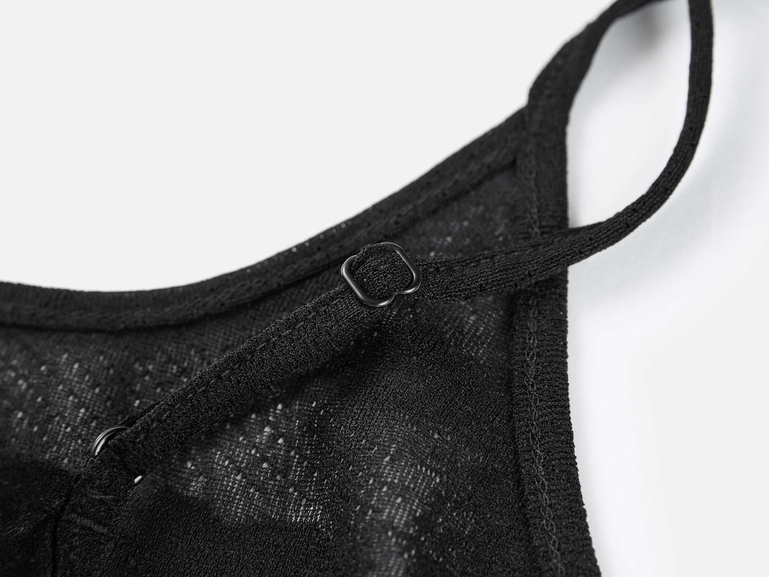Jacquard Camisole Vest | Black