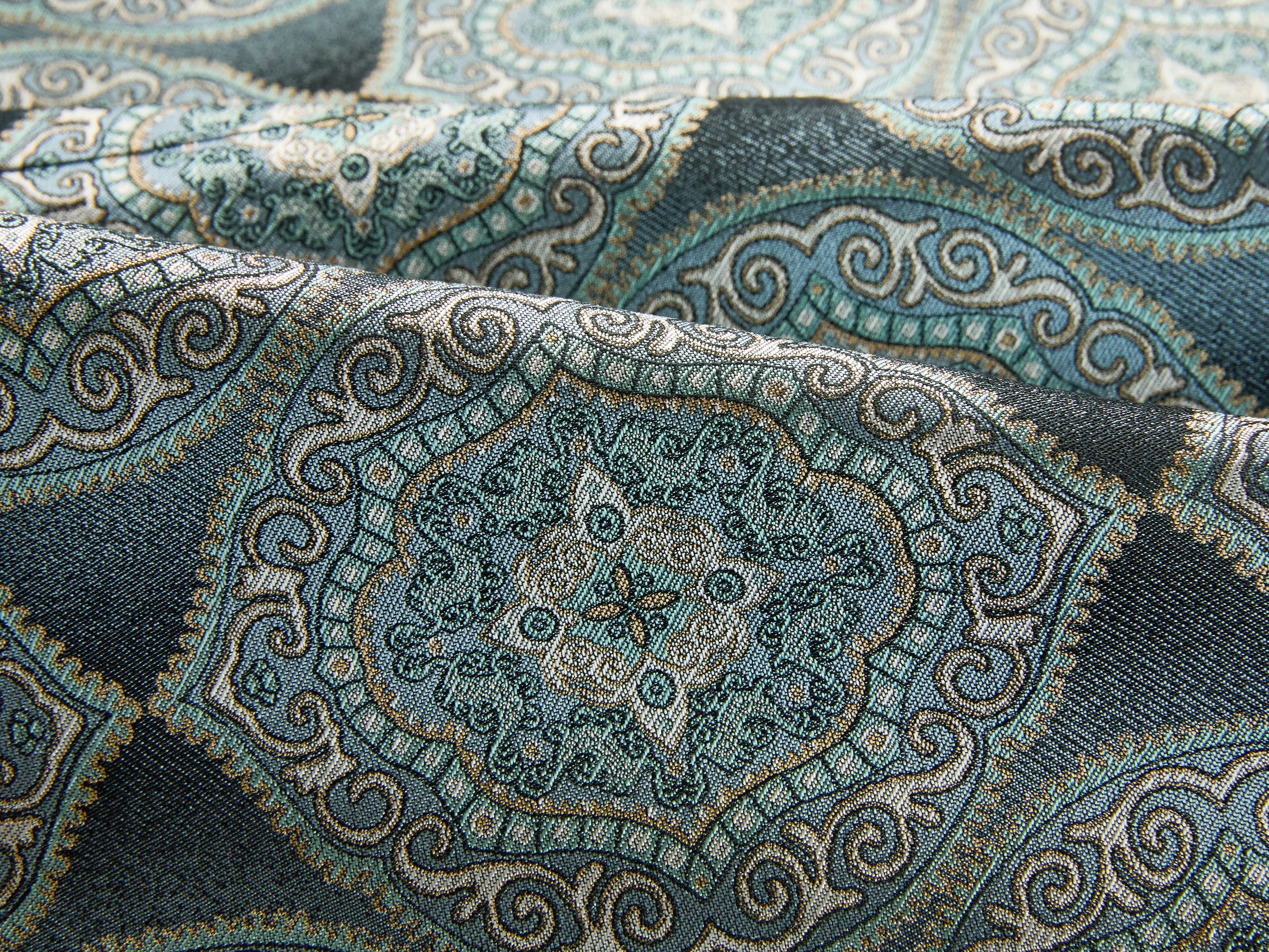 Silk Jacquard Blazer Jacket | Grey