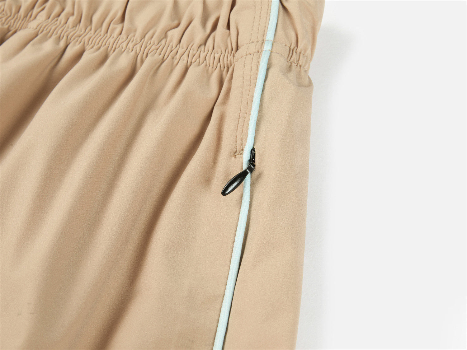 Straight-Cut Elastic Waist Sports Skirt | Khaki