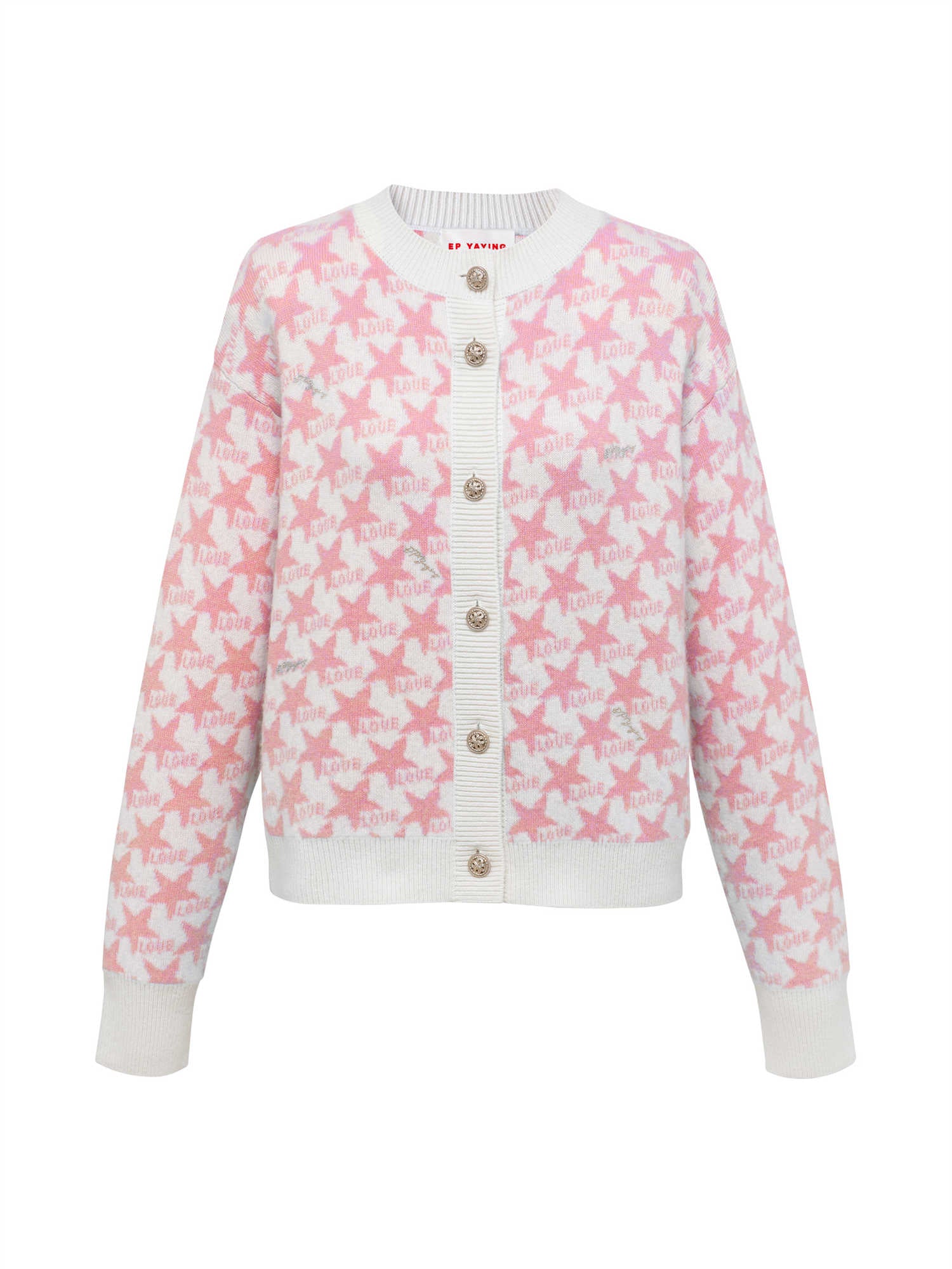 Wool Knit Cardigan | Pink