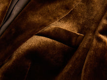 Silk-Blend Sophisticated Blazer Jacket | Brown