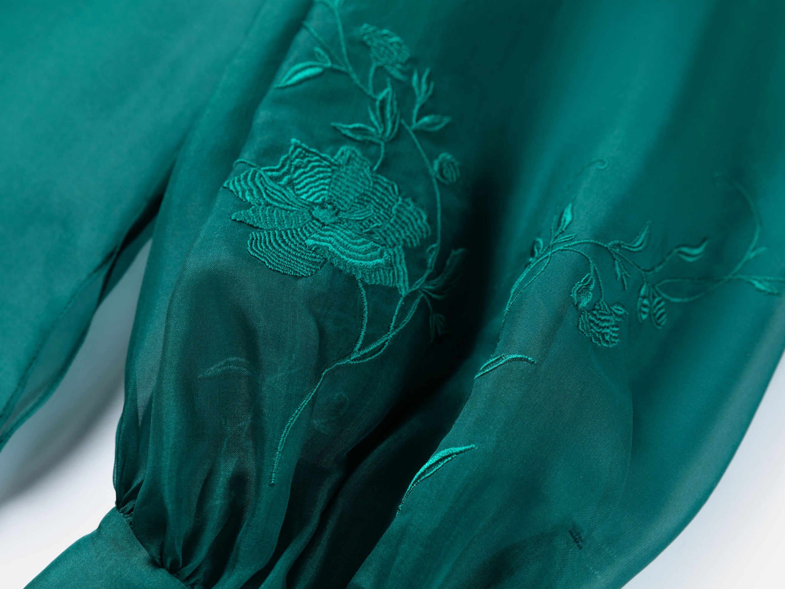 Sheer Blouse | Green