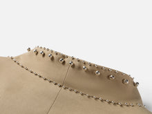 Embroidered Long Coat | Khaki