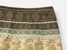 Mulberry Silk-Cotton Blend Skirt | Green