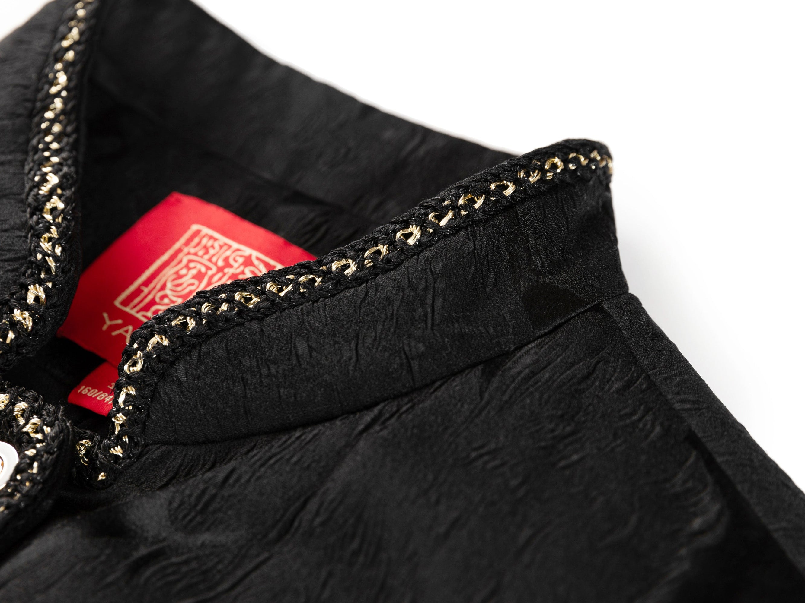 Textured Pattern Jacket | Black