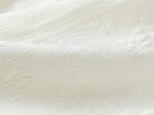 Jacquard Waist-Defining Blazer Coat | White