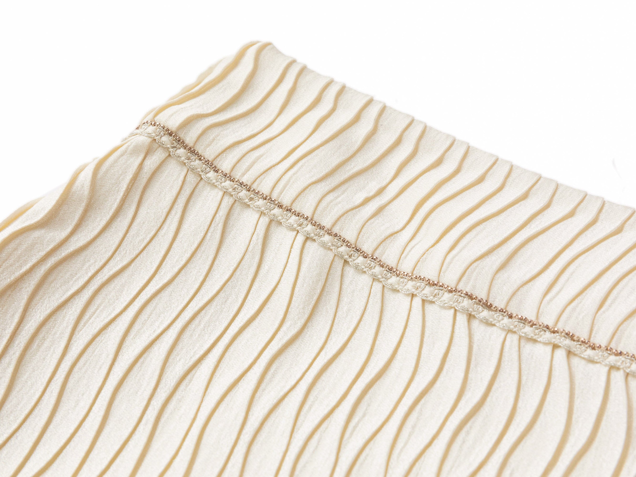 High-Waist Skirt | Beige