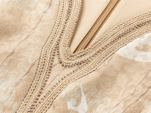 Jacquard Silk Dress | Khaki
