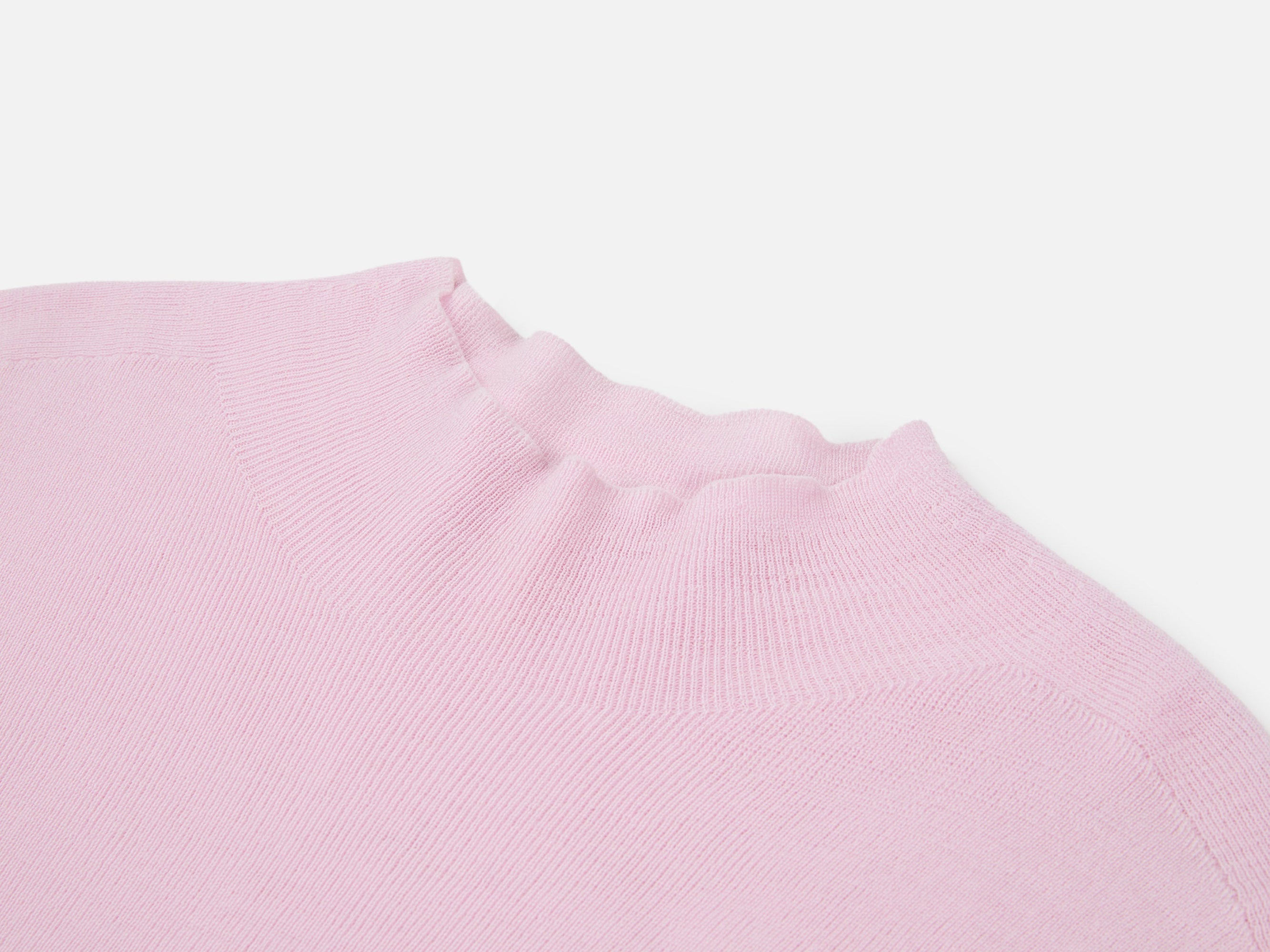 Wool Knit Top Sweater | Pink