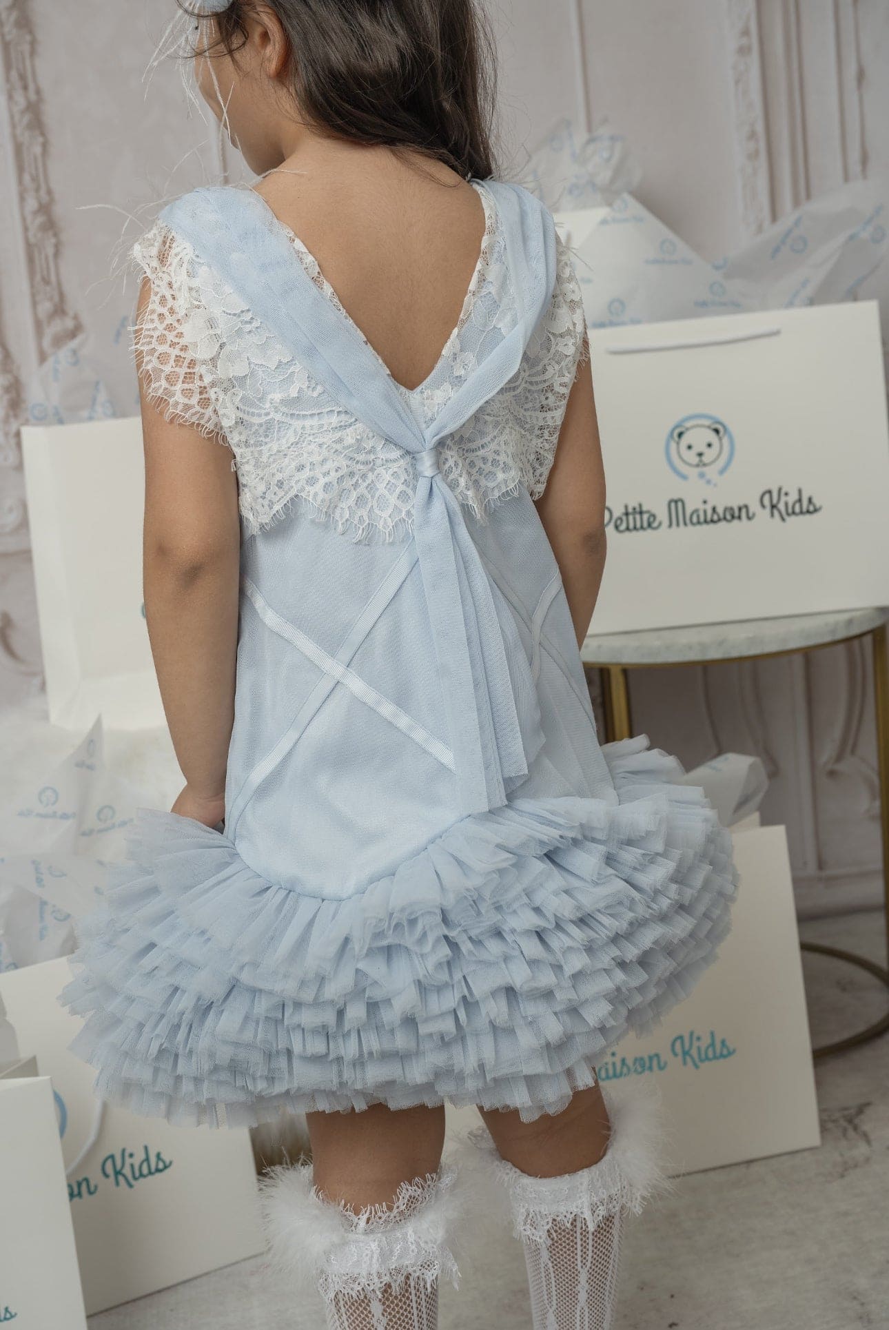 Baby Girls | Skylar Tulle Tutu Dress | Blue