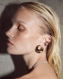 The Mercury Disc Statement Studs | Silver