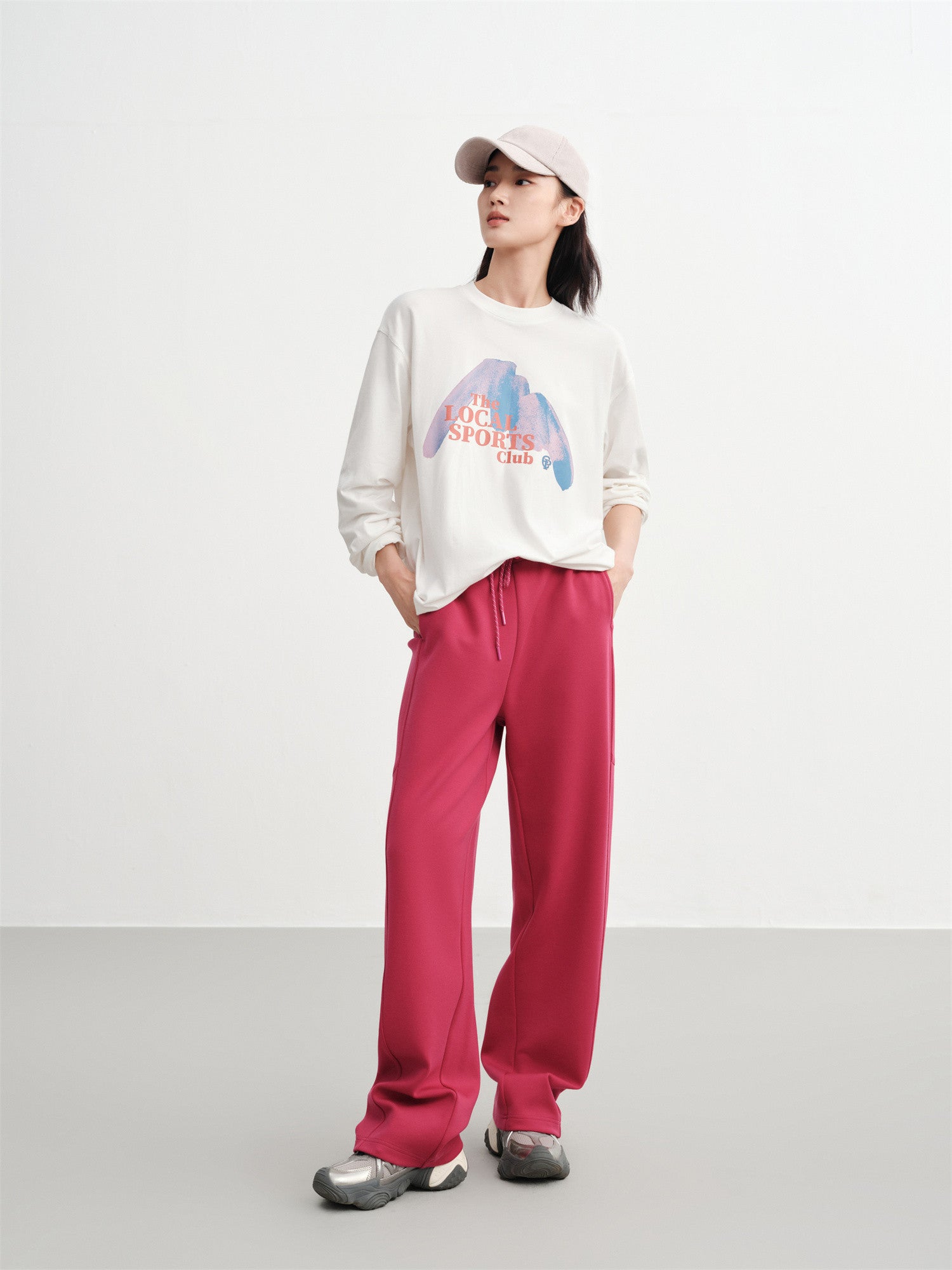 Long-Staple Cotton Sweatshirt | White