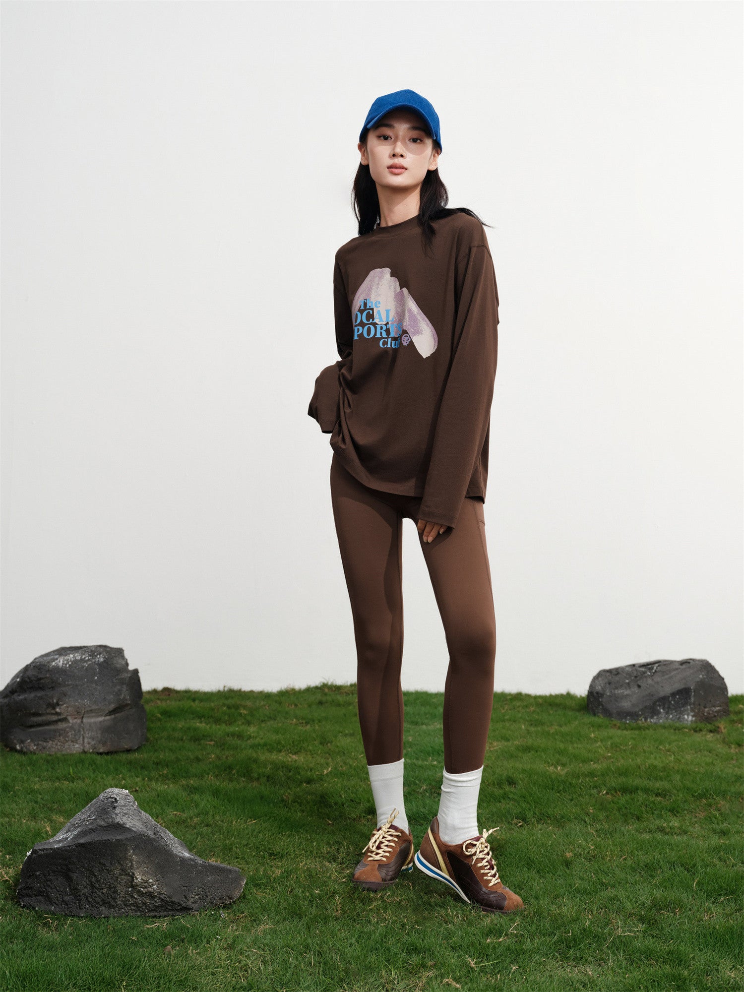 Long-Staple Cotton Sweatshirt | Brown