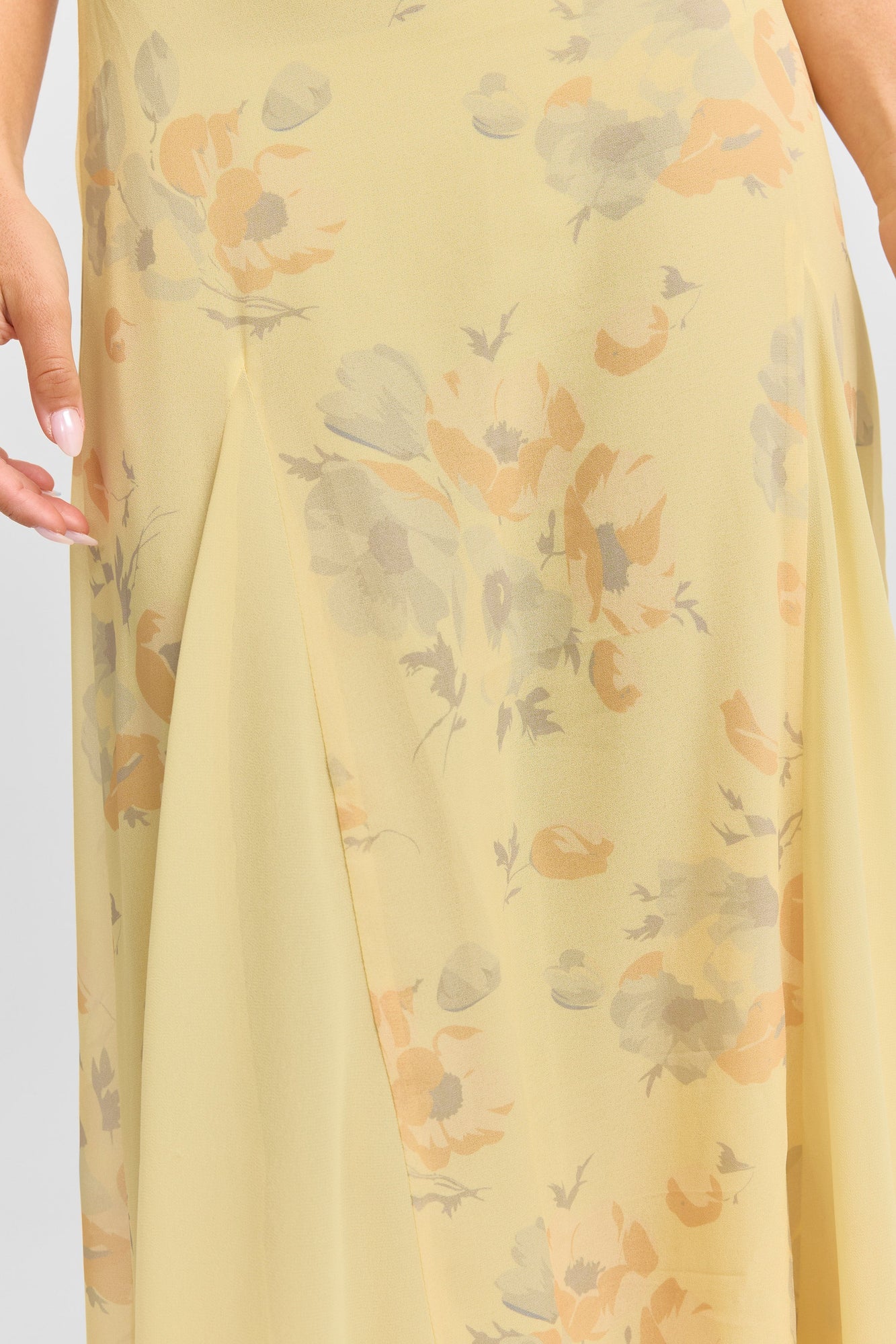 Juniper Maxi Dress | Yellow Floral Print