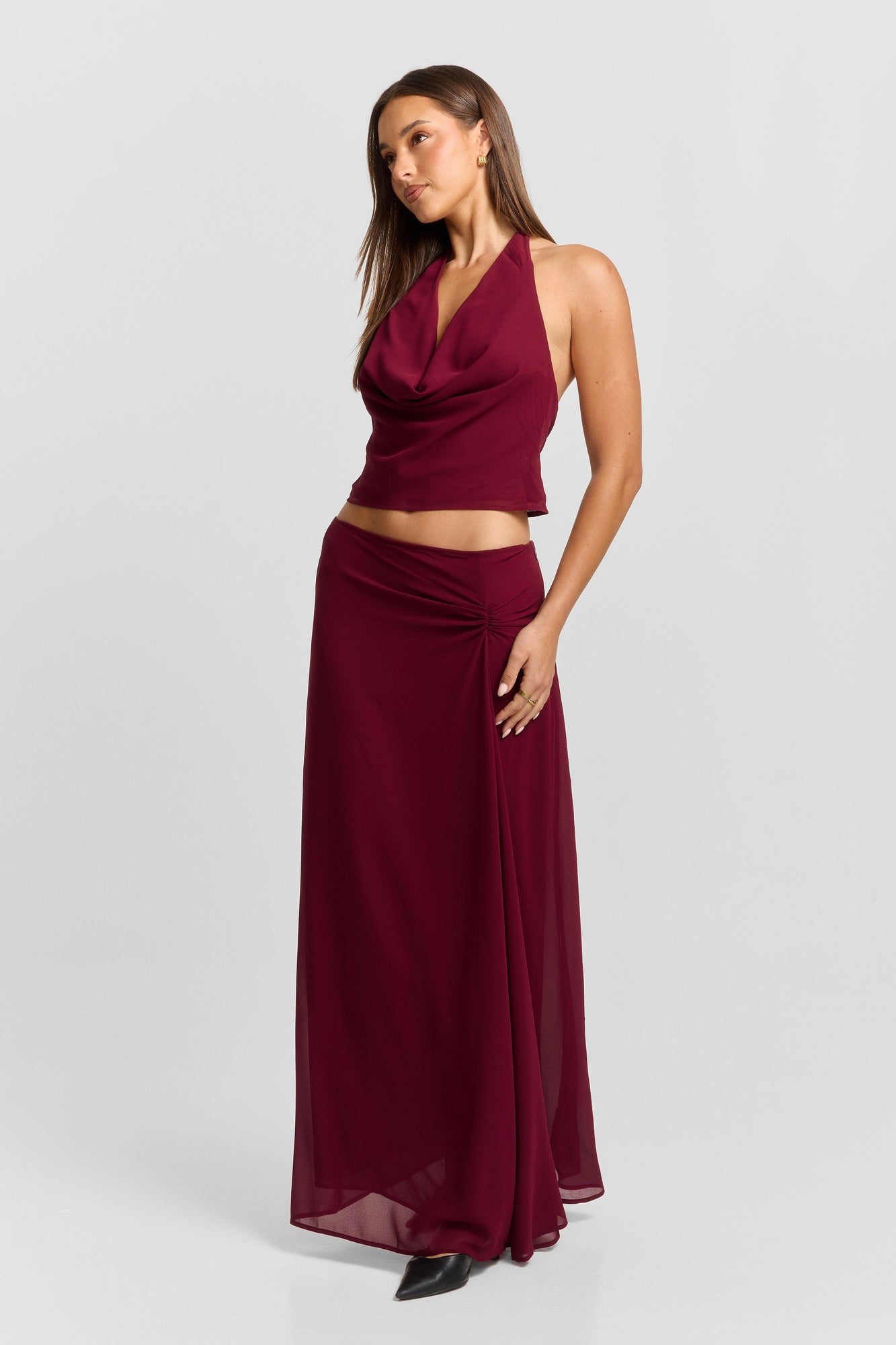Seraphina Maxi Skirt | Red