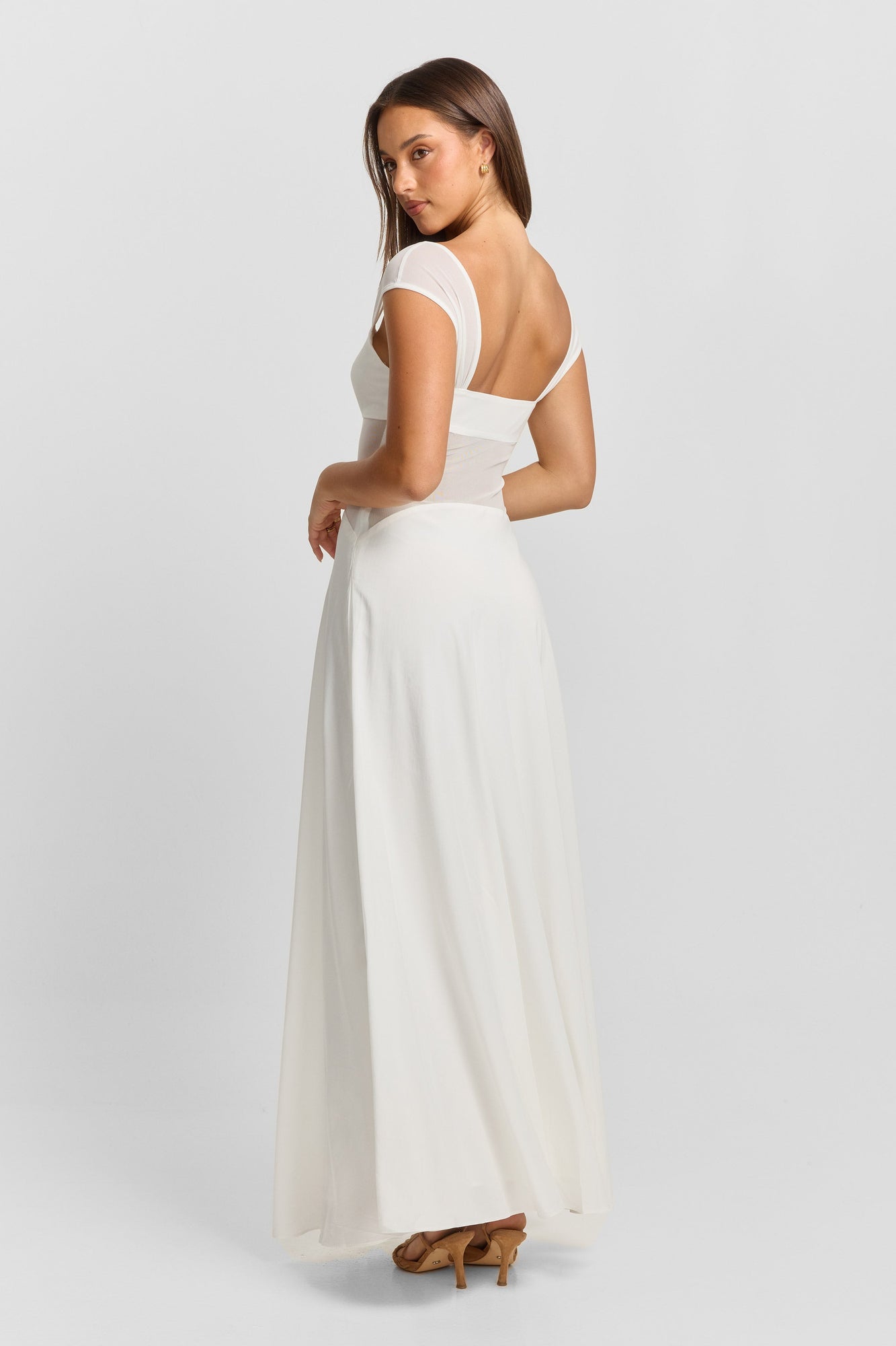 Anastasia Maxi Dress | White