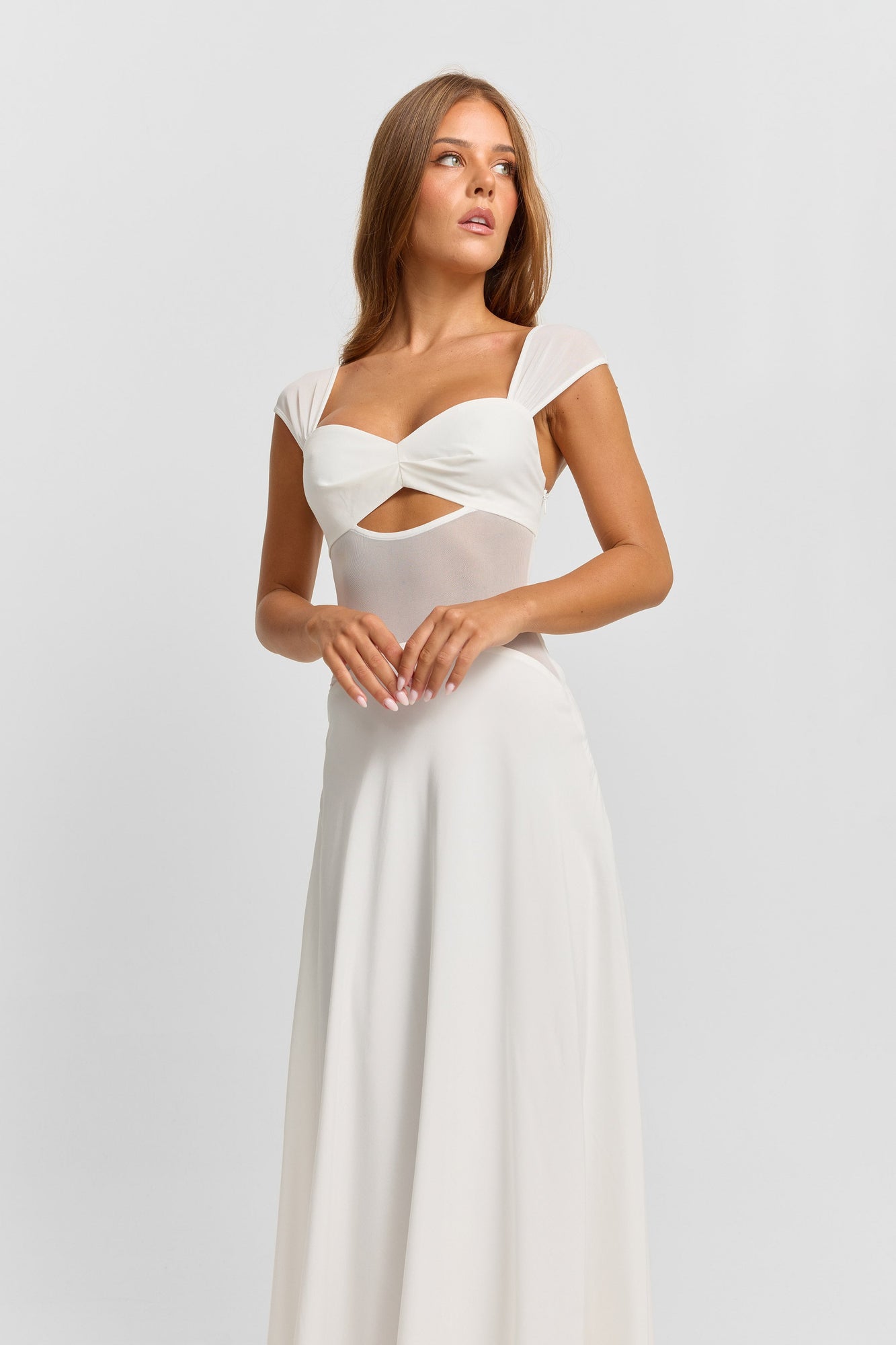 Anastasia Maxi Dress | White