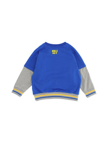 Boys | Johnny Bravo Double Sleeve Sweatshirt | Grey/Bluette