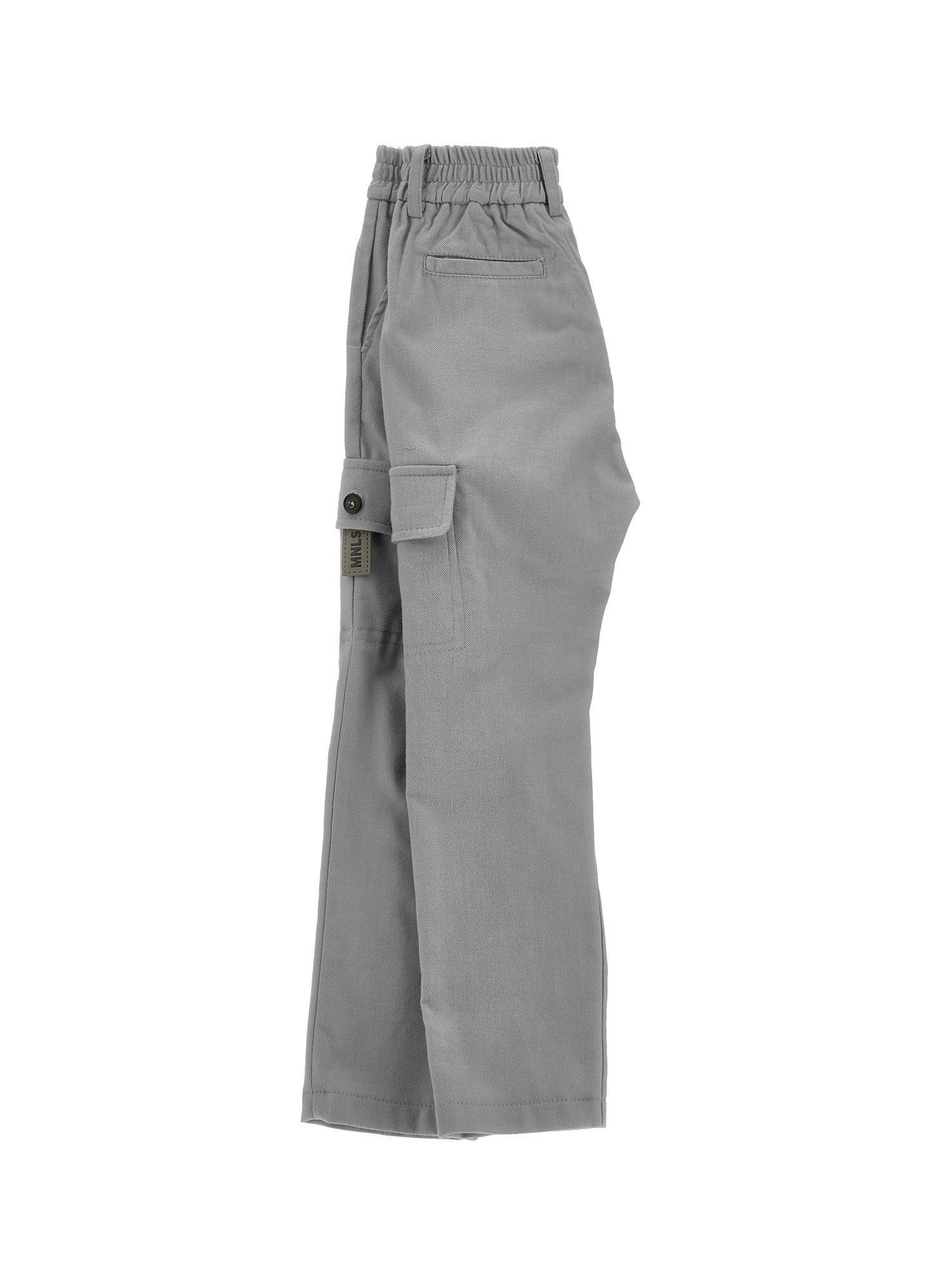Boys | Flannel Trousers With Cargo Pockets | Grey