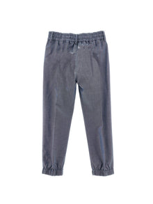 Boys | Oxford Cotton Joggers | Navy Blue