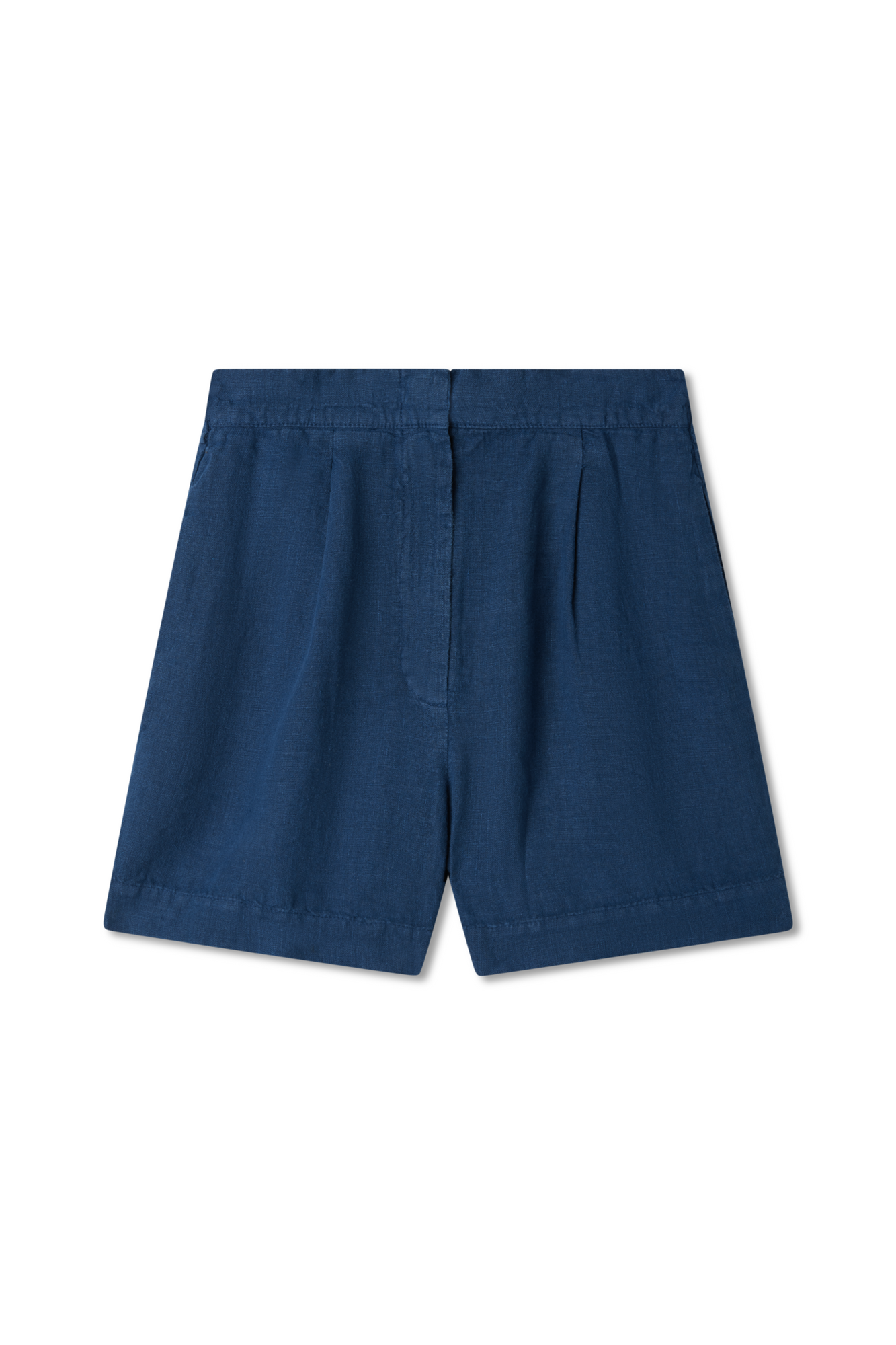 Relaxed Linen Short | Navy
