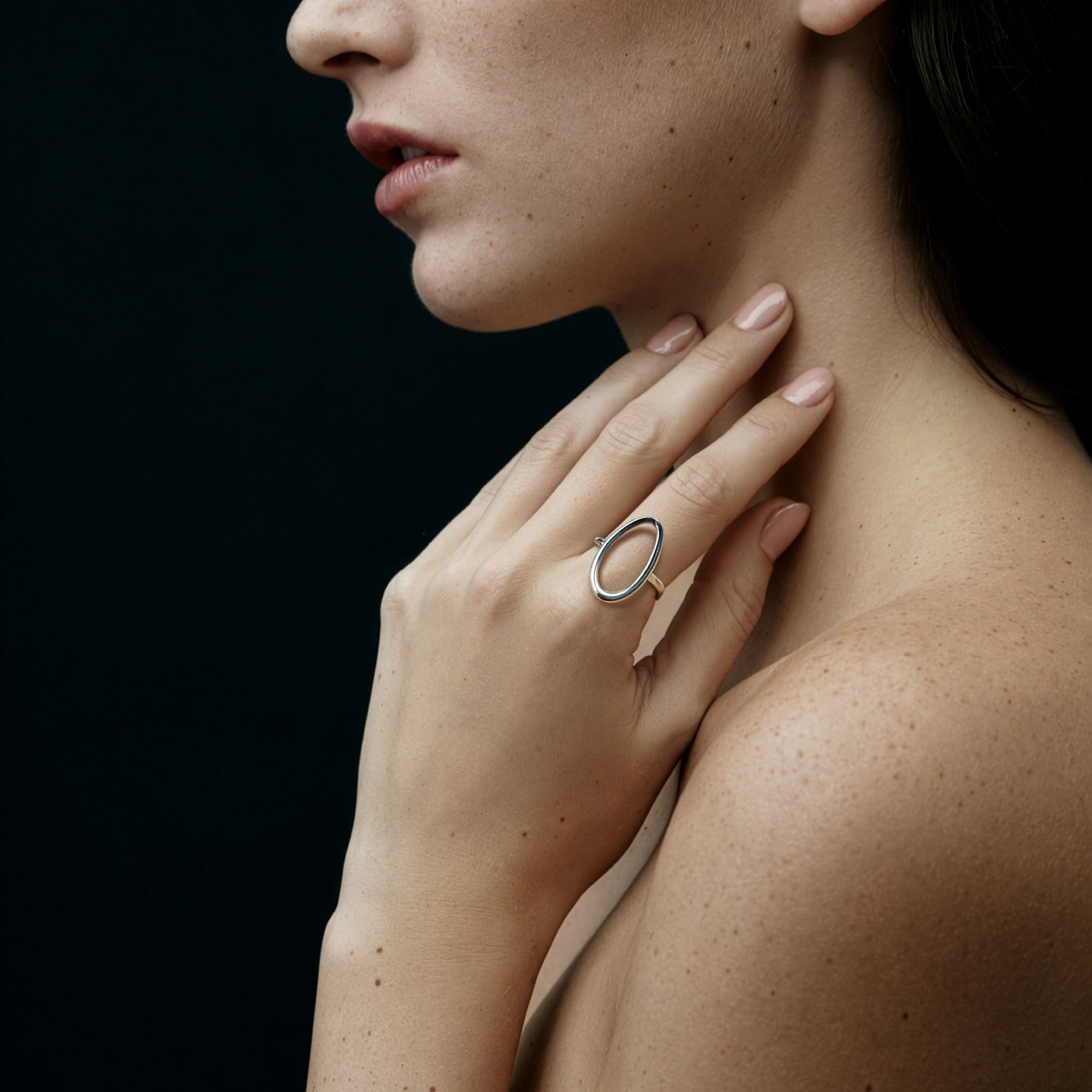 Oval Ring | Sterling Silver