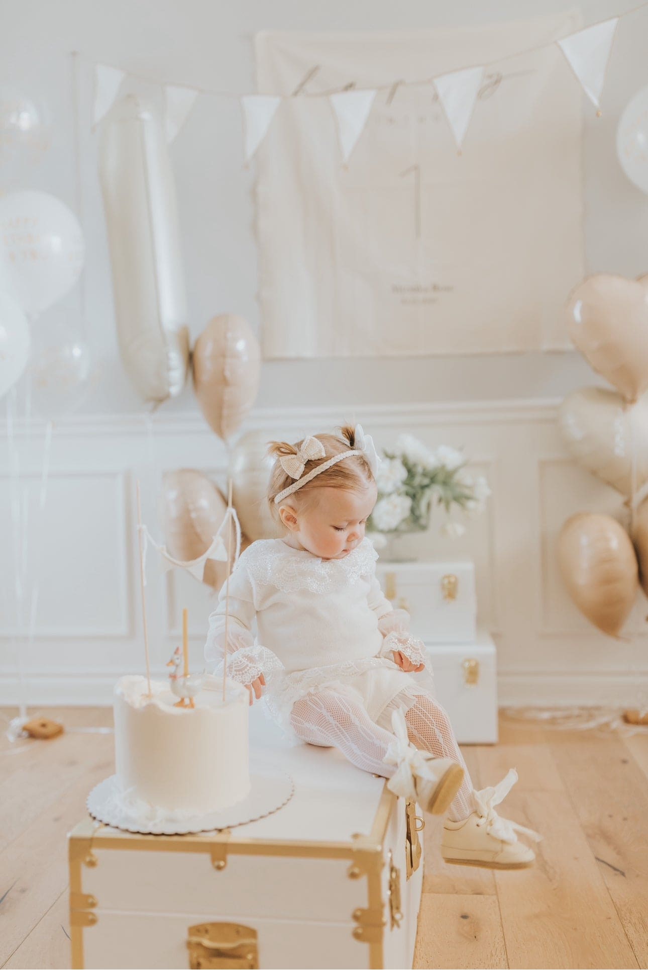 Baby Girls | Emma Cotton and Lace Top and Shorts Set | White