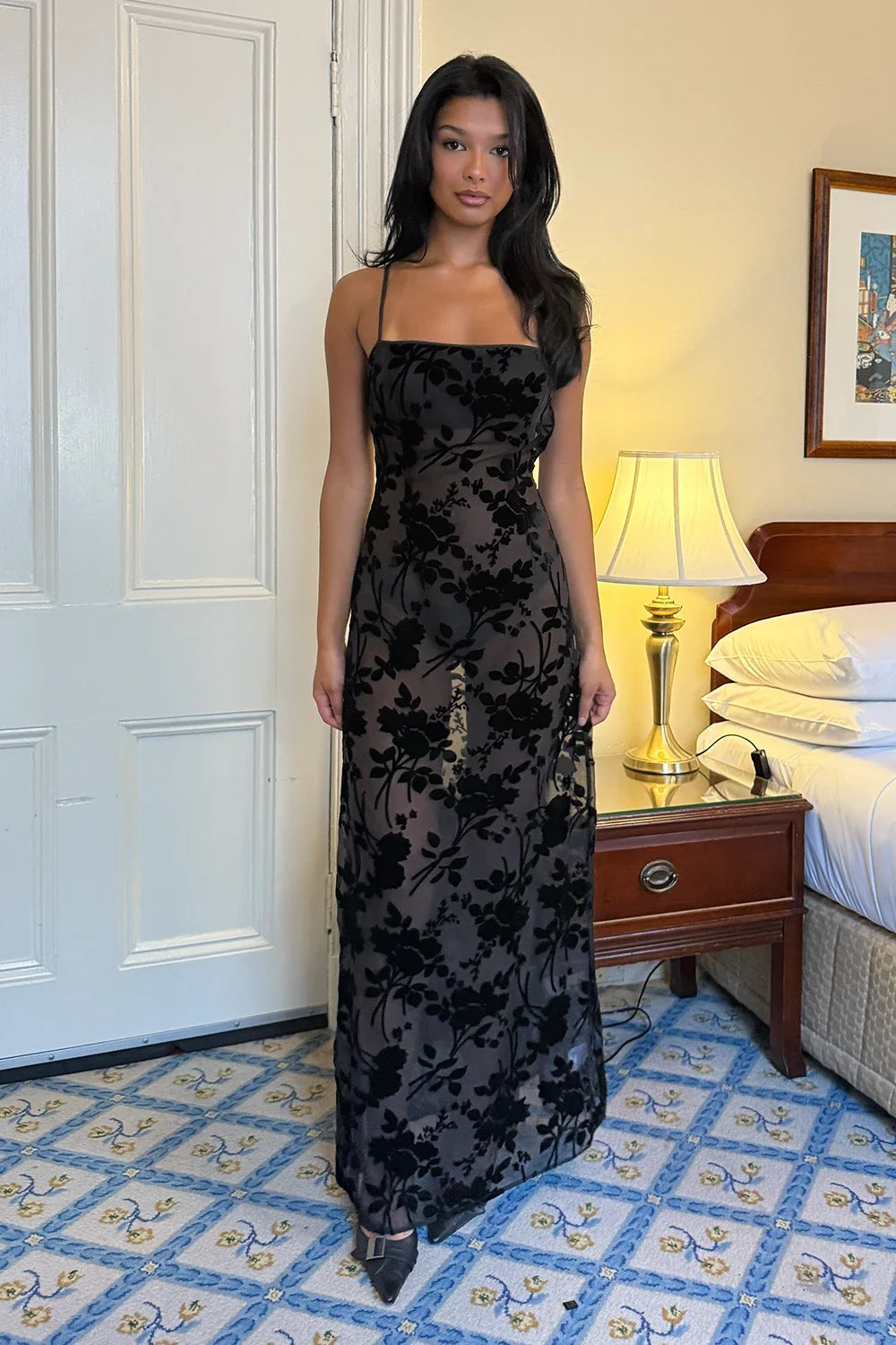 Ophelia Maxi Dress | Black