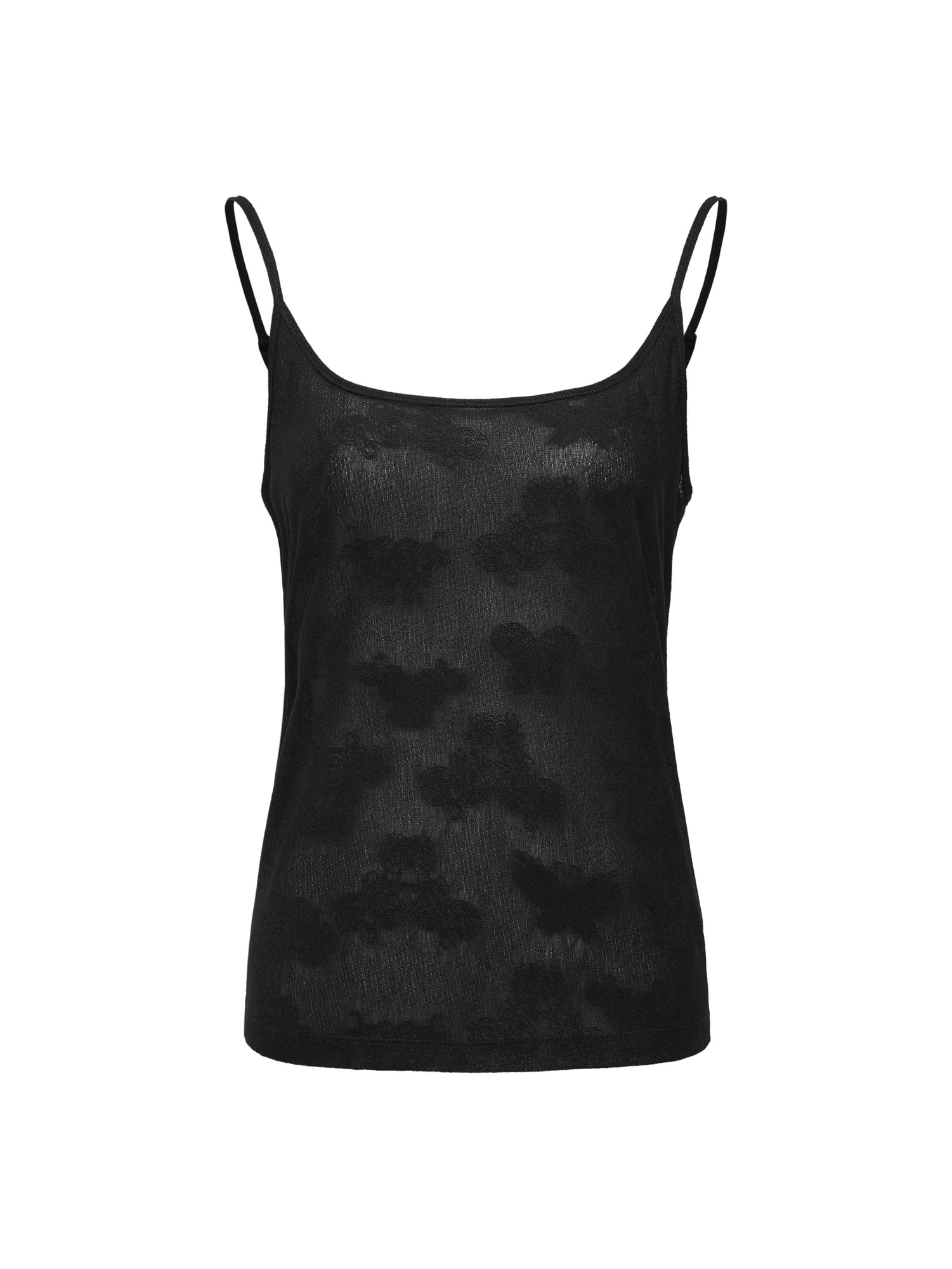 Jacquard Camisole Vest | Black