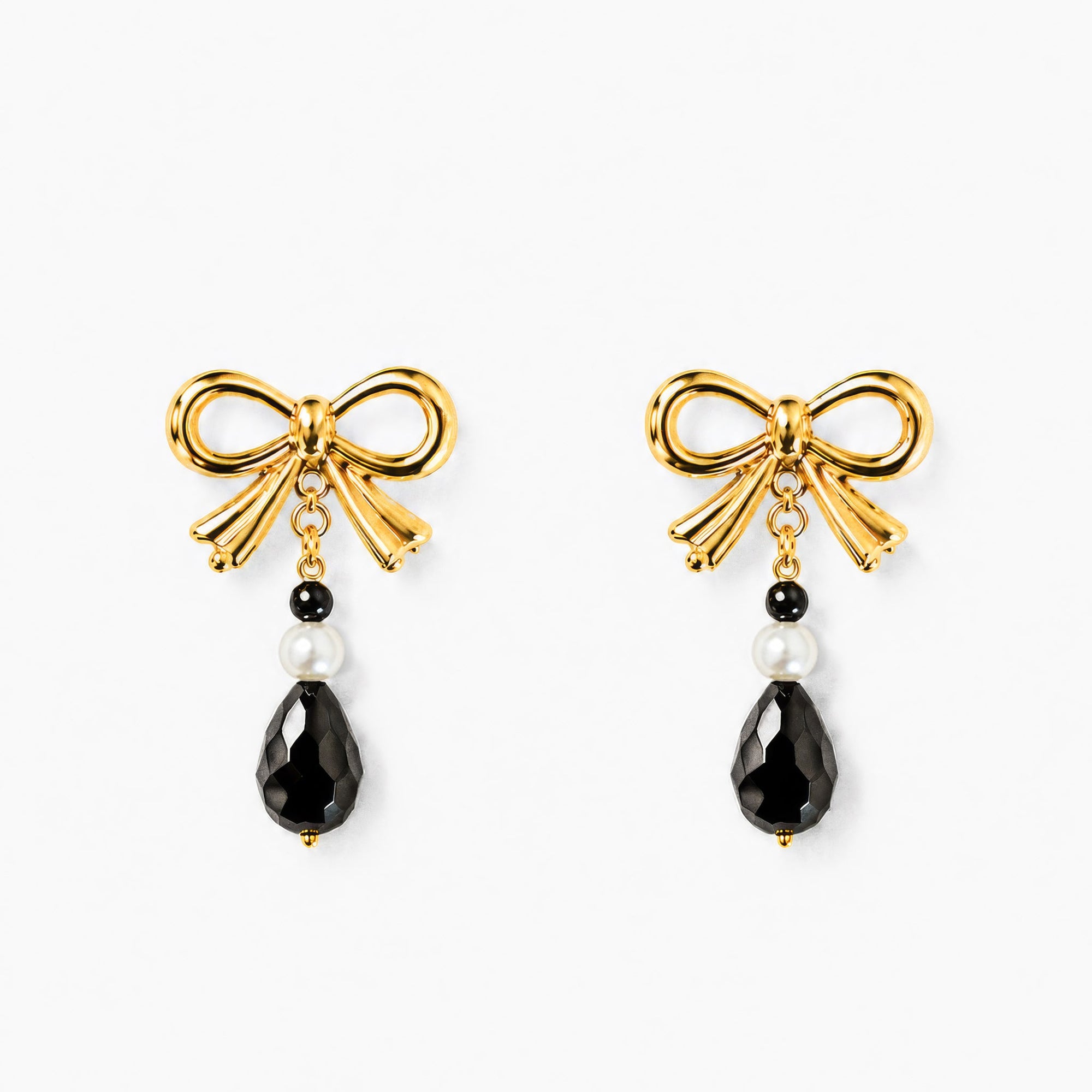 Bow Earrings | 18K Gold Plated on Brass