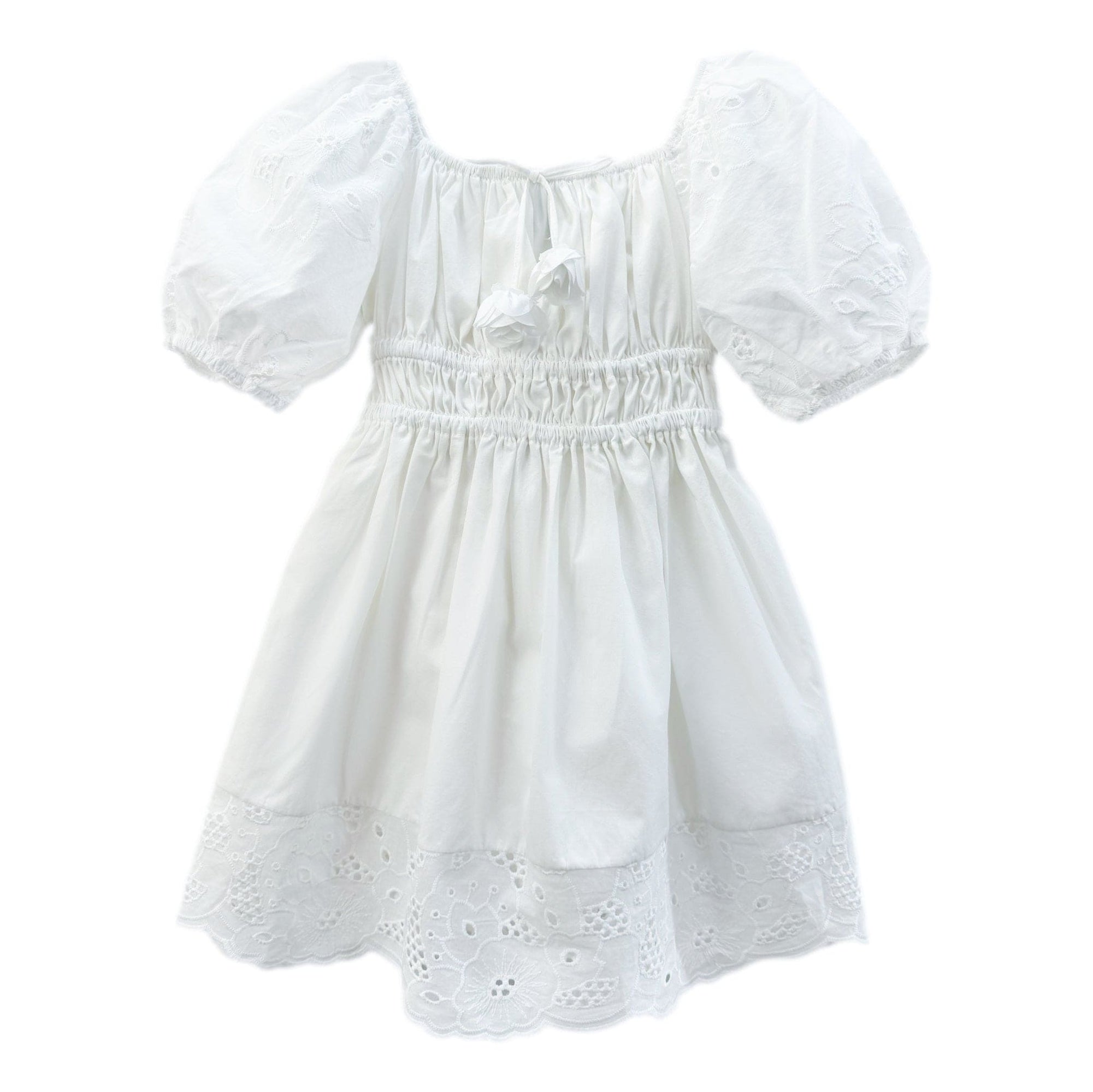 Baby Girls | Blanca Cotton Dress | White