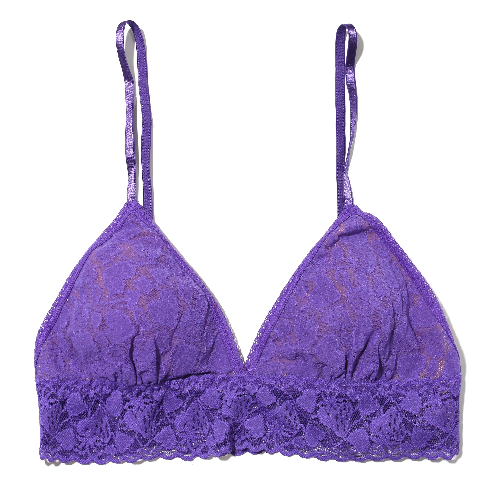 Berry In Love Padded Bralette | Raw Amethyst (Purple)