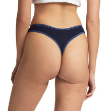 Movecalm Natural Rise Thong | Blackberry Crumble/Waterfall Blue