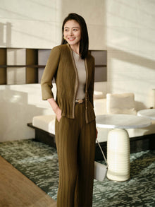 Pleated Jacket | Green
