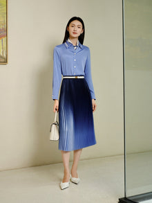 Silk Shirt | Blue