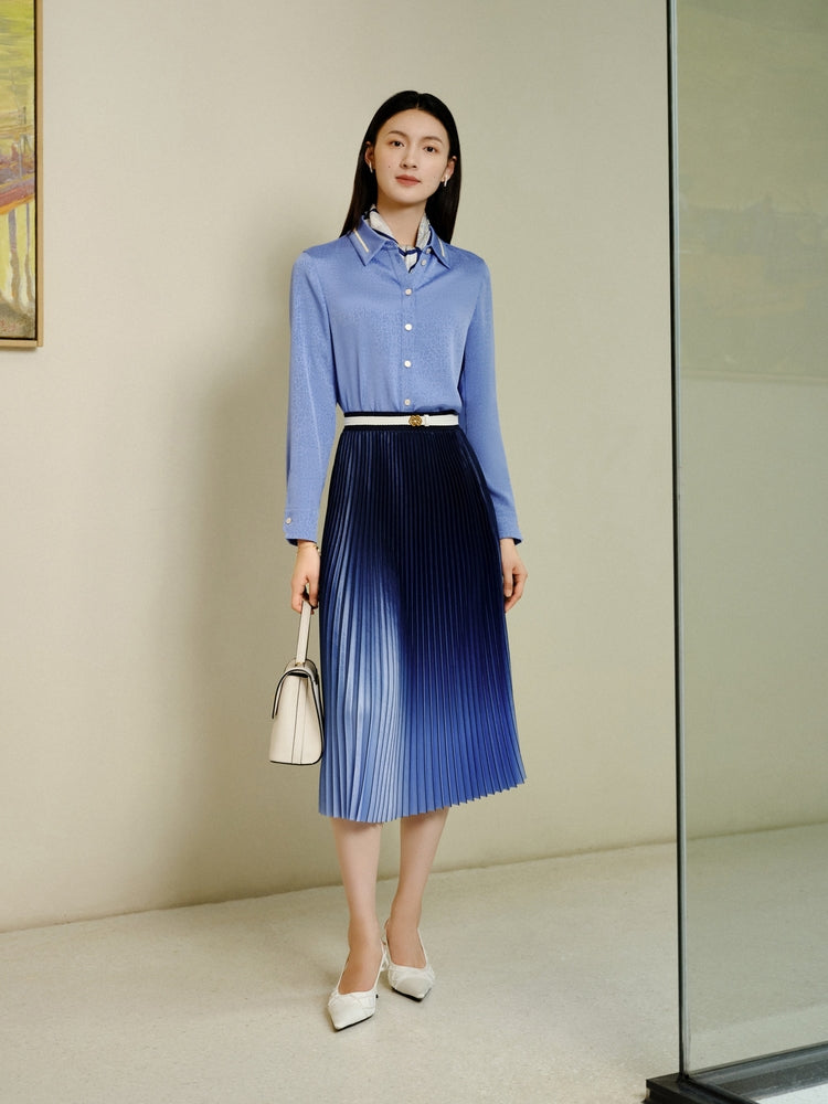 Silk Shirt | Blue