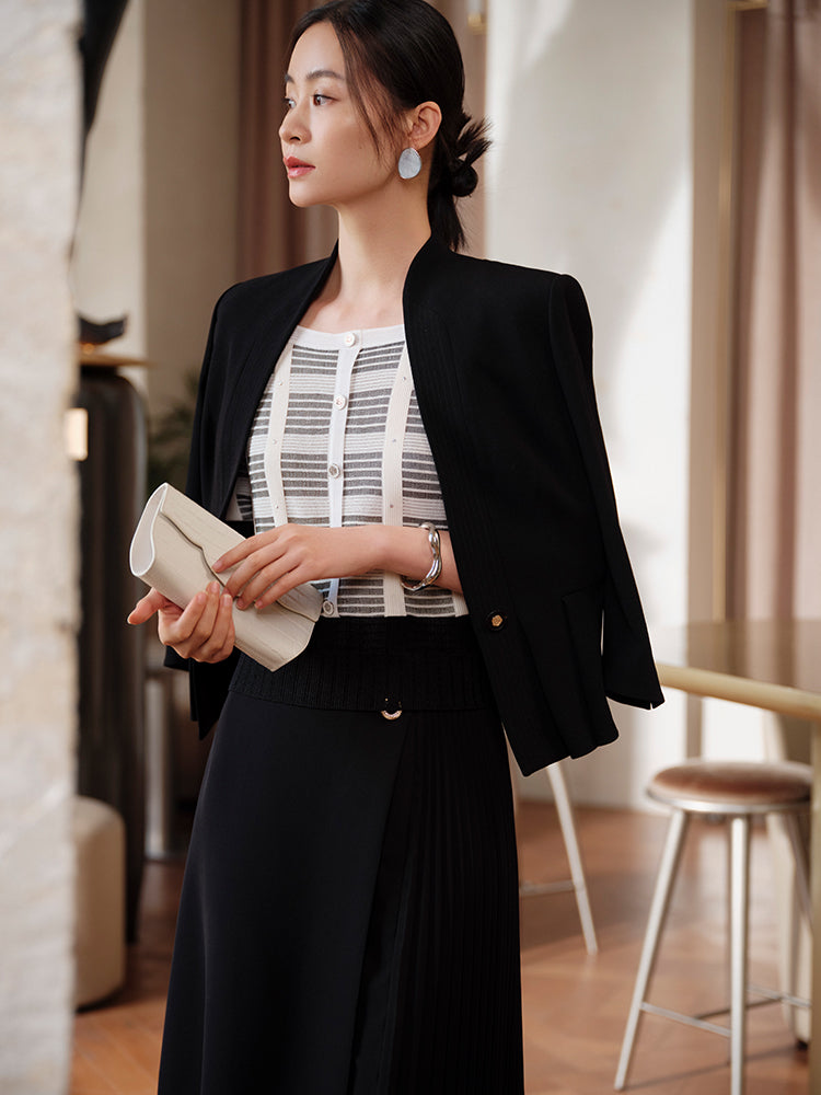 Triacetate Blazer | Black