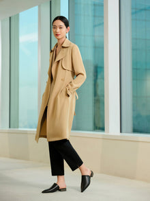 Low-Heel Mule Pointed Slippers | Black