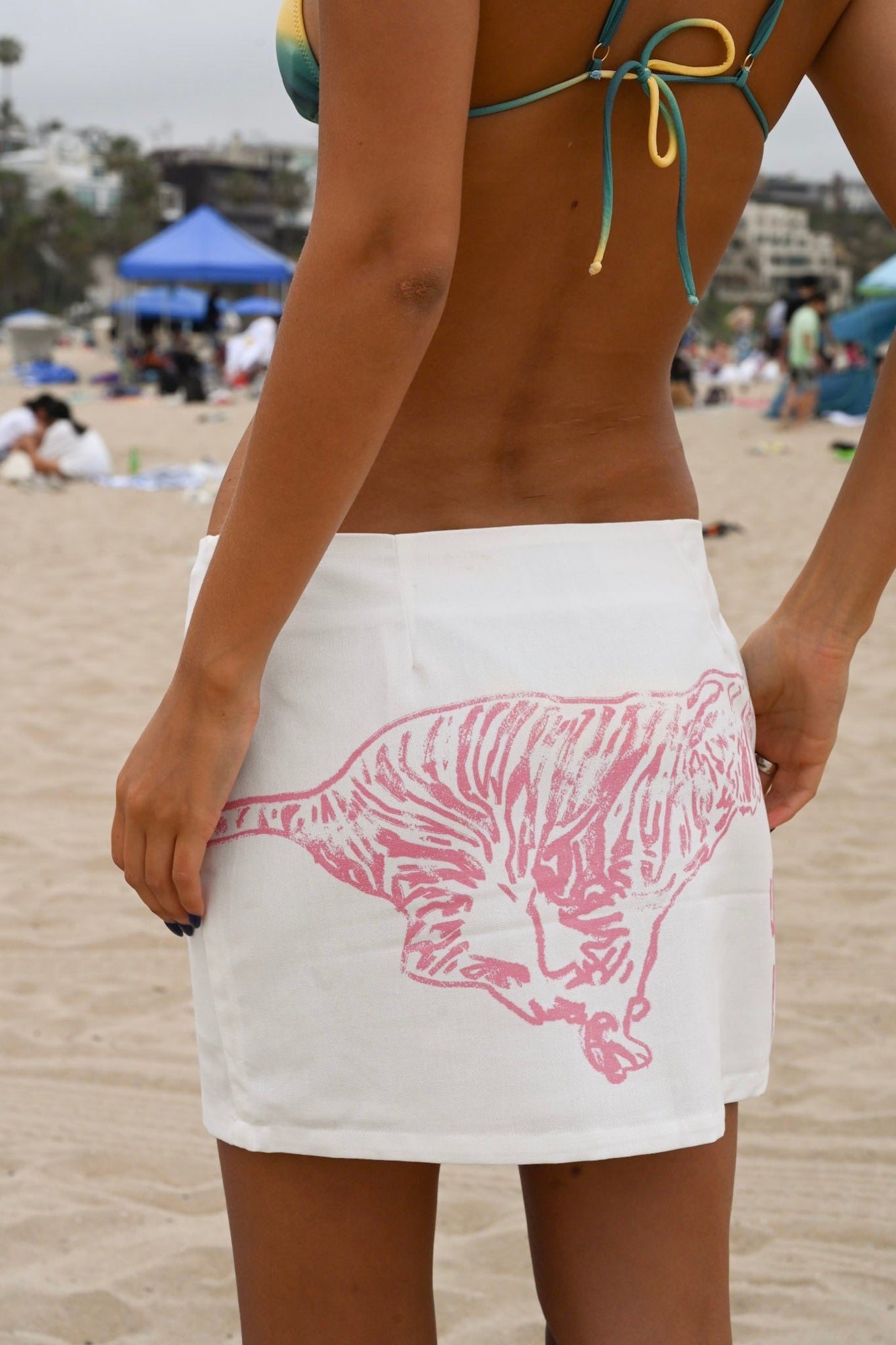 Delia Mini Skirt | White