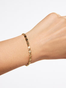 Chain Navy Bracelet | 14K Gold on Brass